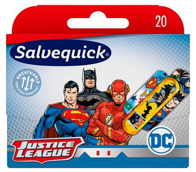 Пластири Salvelox Surtidos Justice League 20 шт (7310610017408)