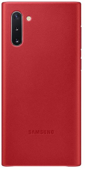 Etui plecki Samsung Leather Cover do Galaxy Note 10 Red (8806090027697)