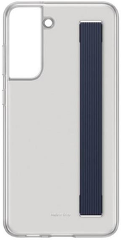 Etui plecki Samsung Slim Strap Cover do Galaxy S21 FE 5G Black (8806092653344)