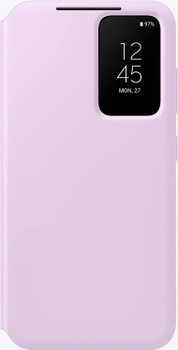 Etui z klapką Samsung Smart View Wallet Case do Galaxy S23 Lavender (8806094772586)