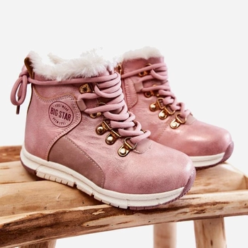 Zimowe buty dziecięce Big Star KK374177 30 Różowe (5900714570293)