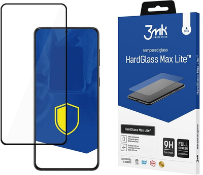 Захисне скло 3MK HardGlass Max Lite для Samsung Galaxy S22 (5903108448024)