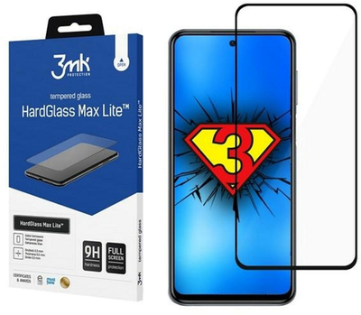 Захисне скло 3MK HardGlass Max Lite для Xiaomi Redmi Note 10s (5903108370882)