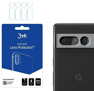 Zestaw szkieł hartowanych 3MK Lens Protection na aparat Google Pixel 7 Pro 4 szt (5903108494946)