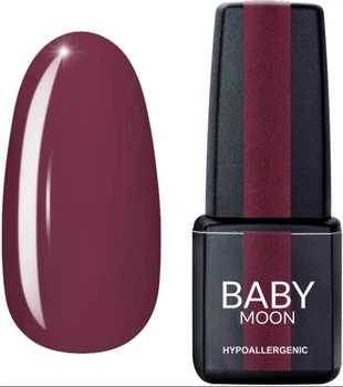 Гель-лак BABY MOON Burgundy Gel polish, 6 мл №14 темно-коралловый