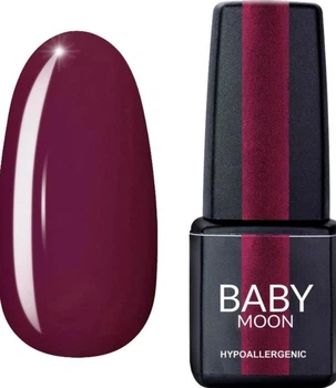 Гель-лак BABY MOON Burgundy Gel polish, 6 мл №04 бордово-фиолетовый
