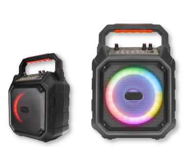 Портативна колонка XPRO Вт USB, AUX, FM, Bluetooth чорна