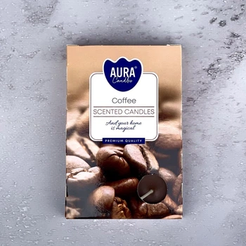 Свечи Bispol чайные ароматические (таблетки) Coffee 6 шт в пачке