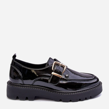 Loafersy damskie lakierowane Vinceza Meara 37 Czarne (5905677924770)