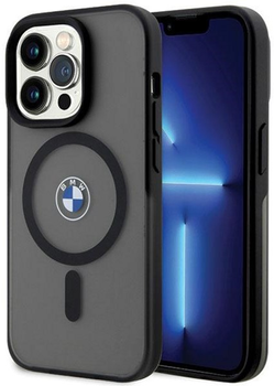Etui plecki BMW Signature MagSafe do Apple iPhone 14 Pro Black (3666339121723)