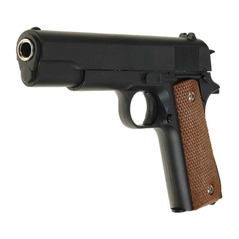 Страйкбольний пістолет Colt M1911 Classic для дітей з кульками та кобурою Galaxy G13+.