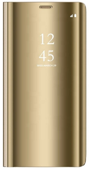 Чохол-книжка Anomaly Clear View для Samsung Galaxy A03s Золото (5903919069319)