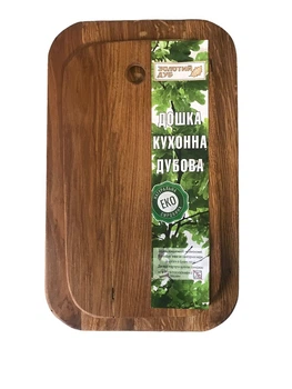 Комплект овальних кухонних дощок 2 шт. ДУБ