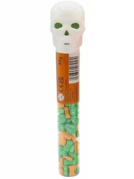 Льодяники Череп Candy Realms Spooky Tubes 50г