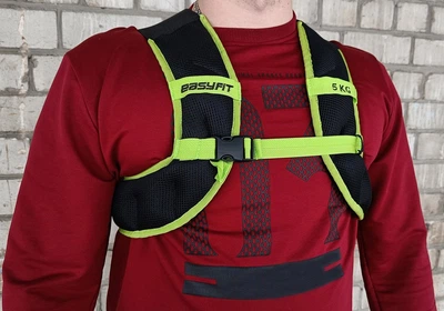 Жилет-утяжелитель EasyFit JetPack 5 кг с металлическими шариками (A-021748)