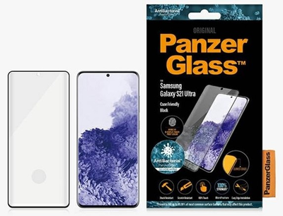 Захисне скло Panzer Glass E2E Microfracture для Samsung Galaxy S21 Ultra SM-G998 антибактеріальне
