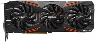 Відеокарта Gigabyte GeForce GTX 1080 G1 Gaming 8192MB GDDR5X (256bit) (1695/10010) (GV-N1080G1 GAMING-8GD) Б/В