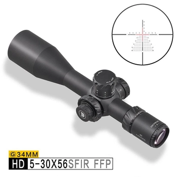 Приціл Discovery Optics HD 5-30X56SFIR SLT FFP IR-MIL 34 мм