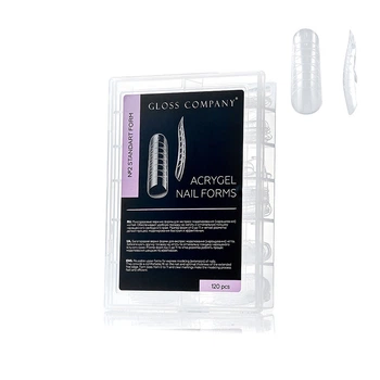 Верхні форми для нарощування Gloss Company STANDART FORM 120 шт