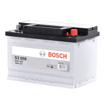 Акумулятор Bosch S3, 70Ah, En640, правий "+" 278x175x190 (ДхШхВ)0 092 S30 0801