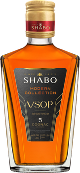 Коньяк Украины Shabo Modern Collection VSOP 5* 0.25 л 40% (4820254570601)
