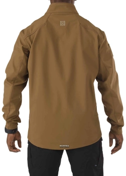 Куртка тактична для штормової погоди 5.11 Tactical Sierra Softshell 78005 L Battle Brown (2000980359264)