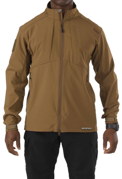 Куртка тактична для штормової погоди 5.11 Tactical Sierra Softshell 78005 XXL Battle Brown (2000980359288)