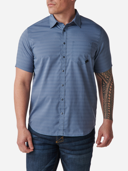 Рубашка тактическая 5.11 Tactical Aerial Short Sleeve Shirt 71378-681 2XL Grey Blue (2000980528431)