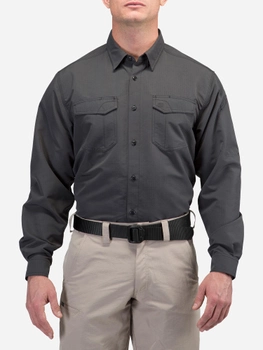 Рубашка тактическая 5.11 Tactical Fast-Tac Long Sleeve Shirt 72479-018 2XL Charcoal (2000980528493)