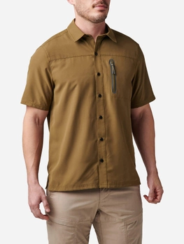 Тактическая рубашка 5.11 Tactical Marksman Utility Short Sleeve Shirt 71215-206 XL Field green (2000980565177)