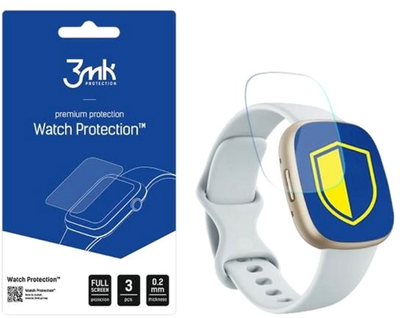 Захисна плівка 3MK ARC Watch для Fitbit Sense 2 3 шт (5903108495653)