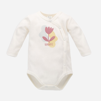 Боді для малюка Pinokio Romantic Buttoned Bodysuit 62 см Ecru (5901033287978)
