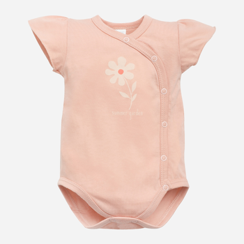 Body dla dzieci Pinokio Summer Garden Bodysuit Buttoned Shortsleeve 56 cm Pink (5901033300769)