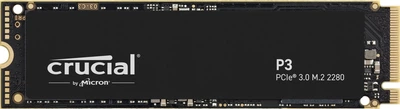 Твердотільний диск M.2 500GB Crucial P3 (tray, PCI-Express 3.0x4, Up to 3500/1900 MB/s, 3D-NAND QLC) (CT500P3SSD8T)