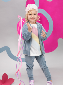Czapka przejściowa dziecięca Pinokio Romantic Bonnet 45-47 cm Pink-Print (5901033288104)