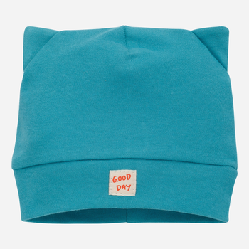 Демісезонна шапка дитяча Pinokio Orange Flip Bonnet 46-48 см Turquoise (5901033307584)