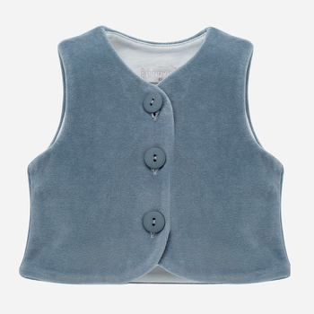 Kamizelka dziecięca dla dziewczynki elegancka Pinokio Romantic Vest 74-76 cm Niebieska (5901033288241)
