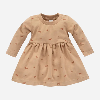 Sukienka dziecięca Pinokio Wooden Pony Dress 62 cm Brown Pattern (5901033282720)