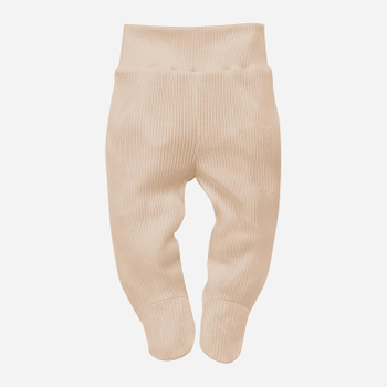Повзунки Pinokio Lovely Day White Sleeppants 68-74 см Beige Stripe (5901033313332)