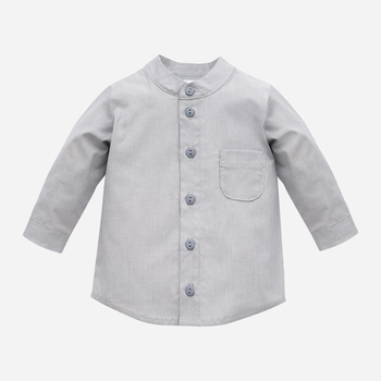 Дитяча сорочка для хлопчика Pinokio Charlie Shirt 104 см Сіра (5901033293429)
