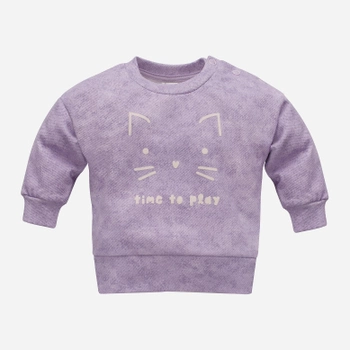 Дитячий світшот для дівчинки Pinokio Lilian Sweatshirt 86 см Фіолетовий (5901033305085)