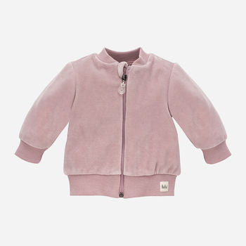 Bluza dla dziewczynki rozpinana bez kaptura Pinokio Hello Zipped Sweatshirt 56 cm Różowa (5901033290862)