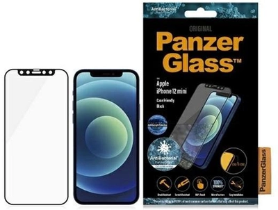 Захисне скло PanzerGlass E2E Anti-Bluelight для Apple iPhone 12 mini 5.4" антибактеріальне Чорне (5711724027222)