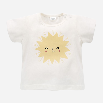 Koszulka dziecięca dla dziewczynki Pinokio Romantic 116 cm Ecru (5901033287886)