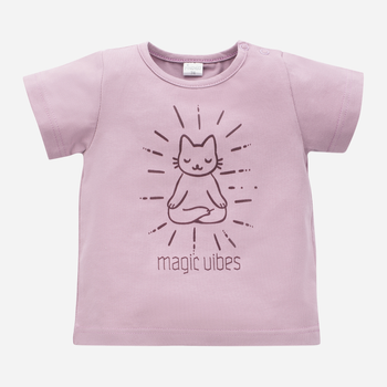 Koszulka dziecięca dla dziewczynki Pinokio Magic Vibes 110 cm Różowa (5901033296994)