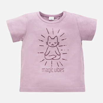 Koszulka dziecięca dla dziewczynki Pinokio Magic Vibes 110 cm Różowa (5901033296994)