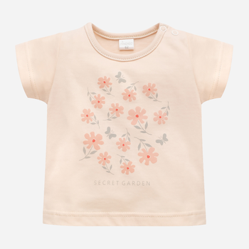 Koszulka dziecięca dla dziewczynki Pinokio Summer Garden 98 cm Beżowa (5901033300295)