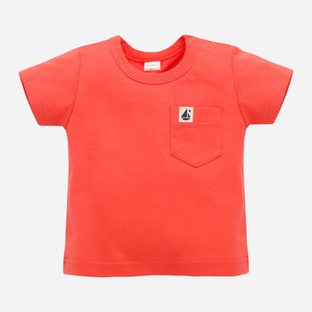 Koszulka chłopięca Pinokio Sailor 122-124 cm Czerwona (5901033304071)
