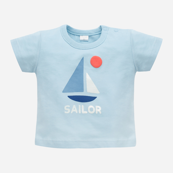 Koszulka dziecięca Pinokio Sailor T-shirt 74-76 cm Blue (5901033304323)