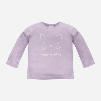 Дитяча футболка з довгими рукавами для дівчинки Pinokio Lilian Blouse 80 см Фіолетова (5901033305160)